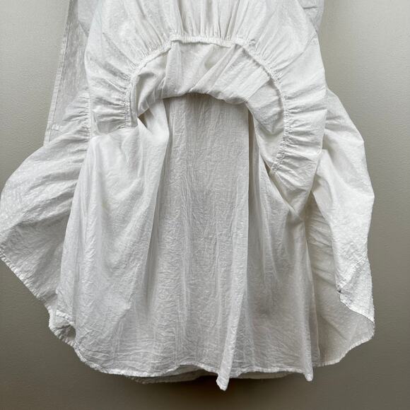 Tuckernuck Pomander Place White Swiss Dot Sleeveless Kenzo Dress Small Cotton - Picture 12 of 16